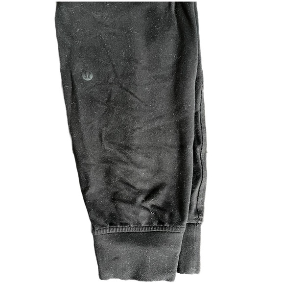 LULULEMON BLACK ON TRACK MID RISE JOGGER WITH DRAWSTRING WAISTBAND SIZE 2 - Picture 6 of 9